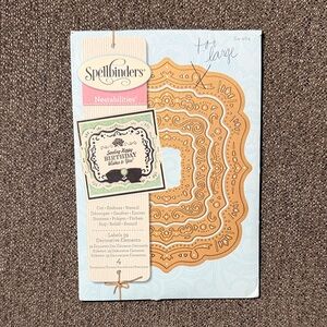 Spellbinders Nestabilities Decorative Elements dies, model Labels 39 (S4-464)